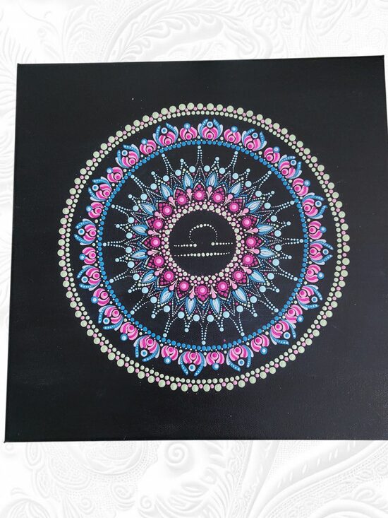 Handmade Mandala für Waage - Schönheit, Balance und innere Harmonie