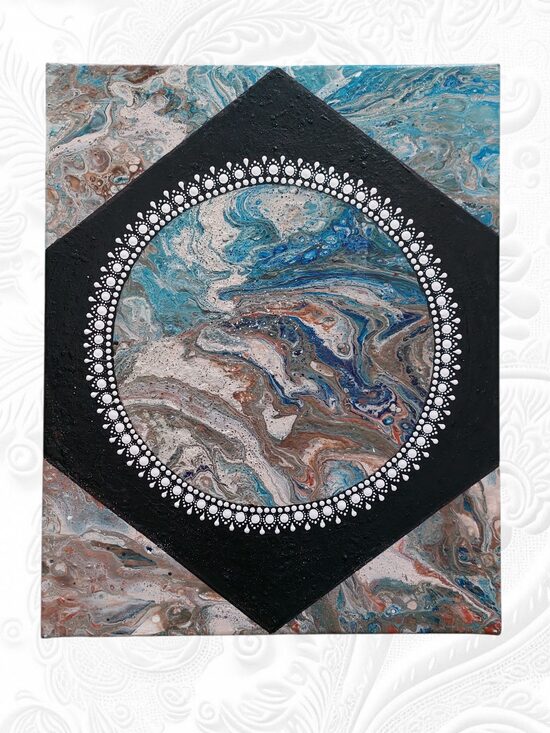 Handmade Mandala "Tor zur Stille"