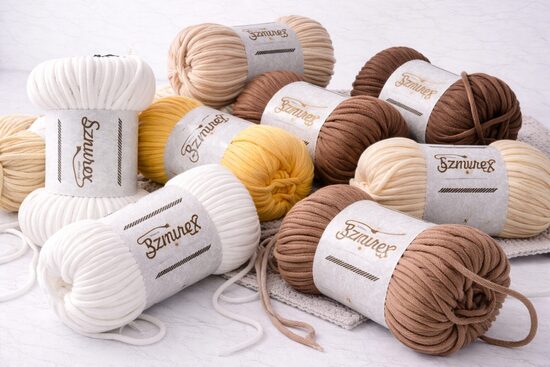 Geflochtene Baumwollschnur 5 mm - Makramee Garn in vielen Farben