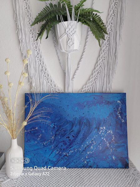 Bild Abstrakt Pouring Art 50x70 cm